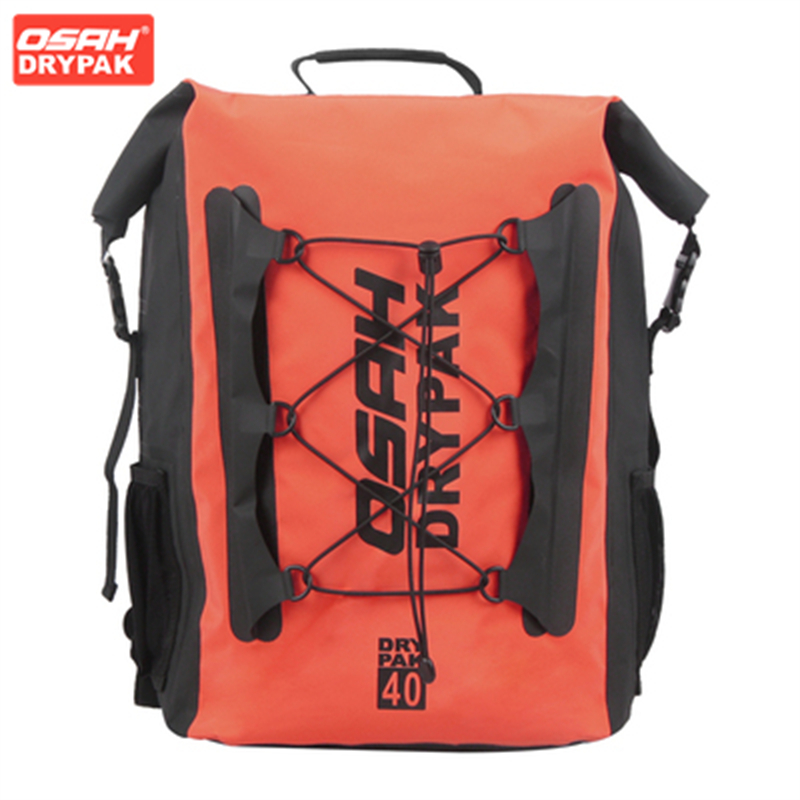 Motorcycle Gear Backpack - OSAH Orange Motorcycle Bag 40L Large
