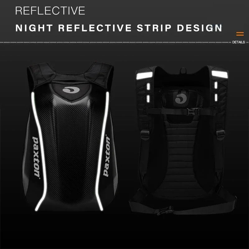 Carbon Fiber Motorcycle Backpa - Motorcycle Gear Backpack recension och pris