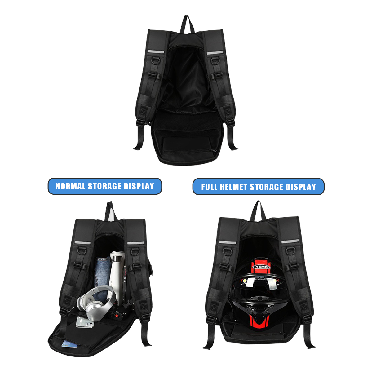 Motorcycle Backpack Large Mult - Motorcycle Gear Backpack recension och pris