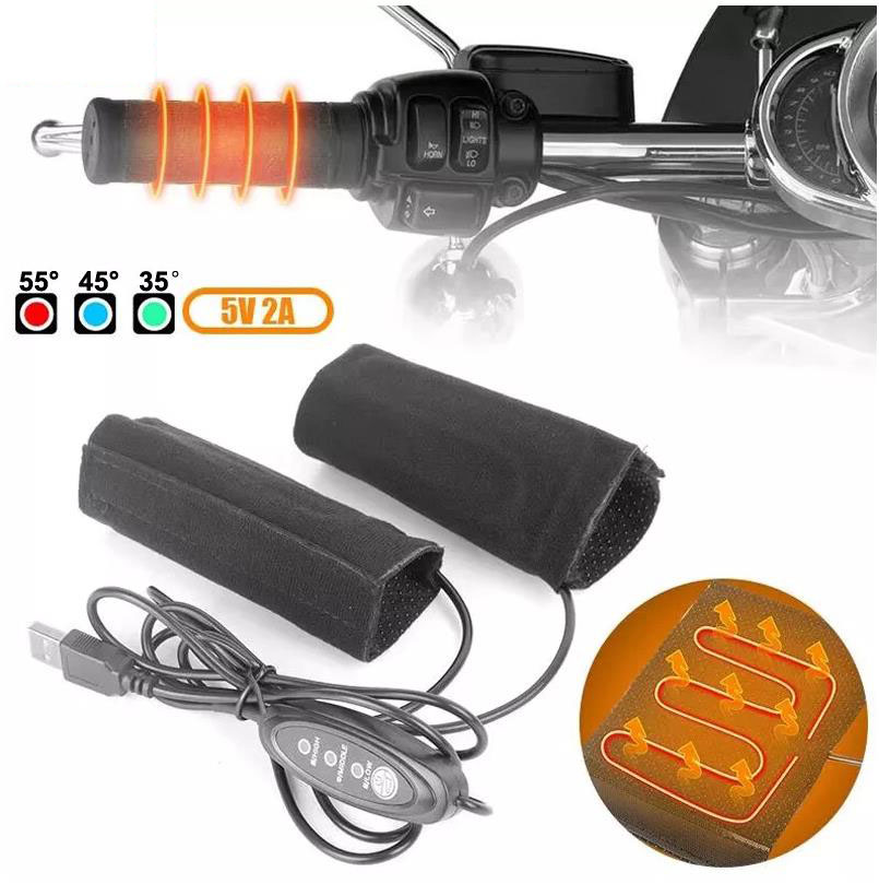 5V 2A Motorcycle Heated Handgr - Handlebar Grip Heated recension och pris