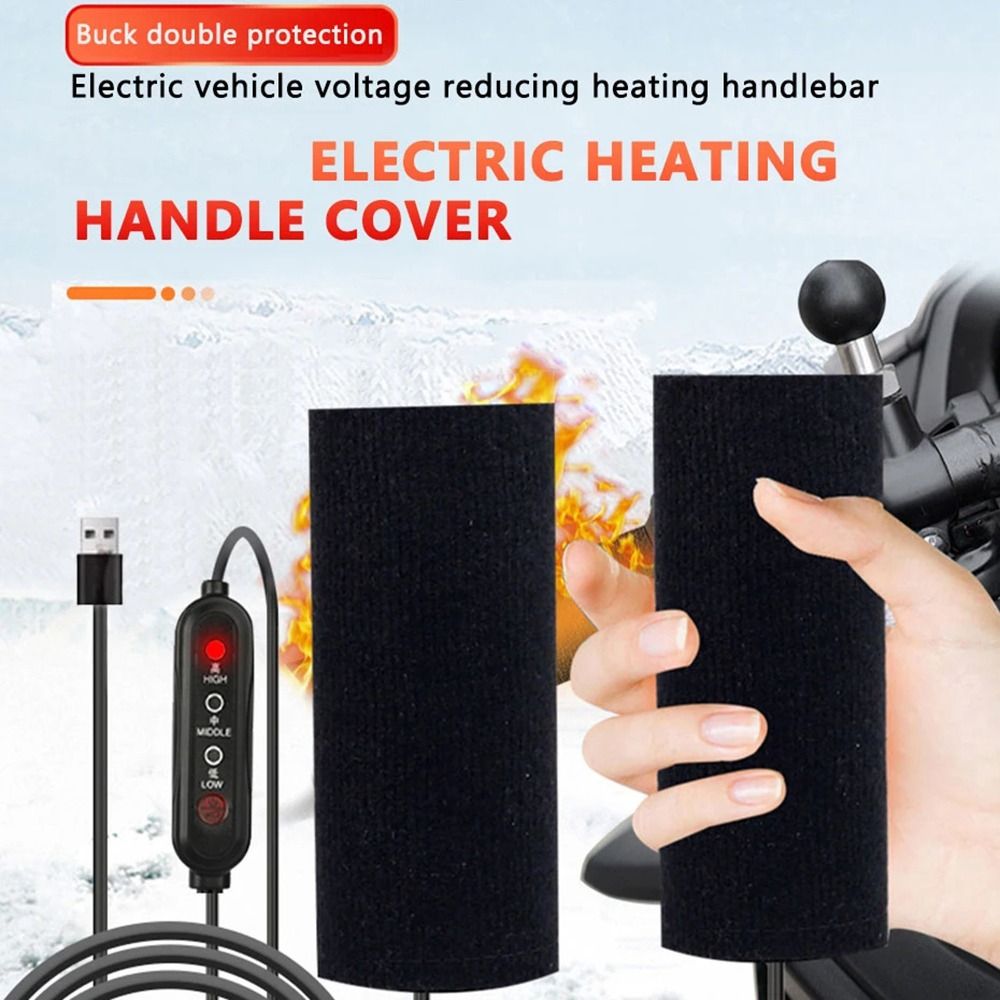 3 Gear Control Motorcycle Hand - Handlebar Grip Heated recension och pris