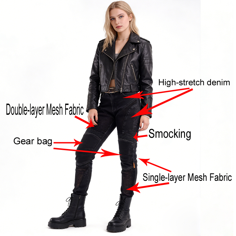 Summer Riding Pants Women Kevl - Motorcycle Gear For Woman recension och pris