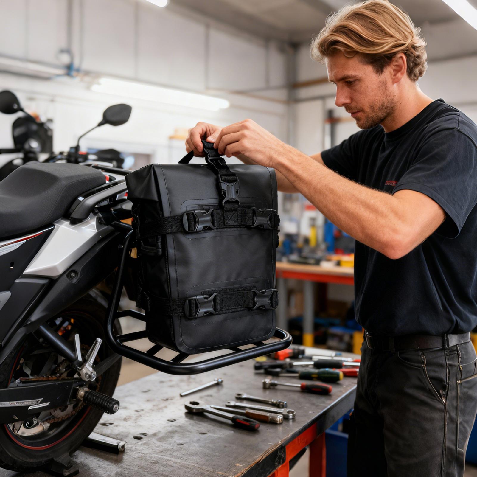 Motorcycle Front Bumper Bags W - Motorcycle Gear Backpack recension och pris