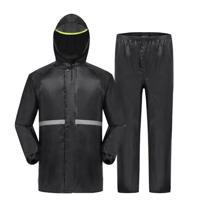 2pcs Hooded Coat & Pant Rain S - Motorcycle Gear Mens recension och pris