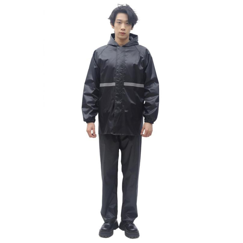 2pcs Hooded Coat & Pant Rain S - Motorcycle Gear Mens recension och pris