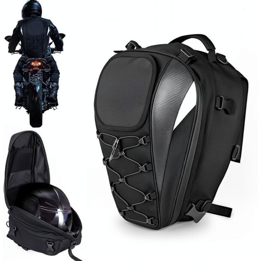 Motorcycle Seat Luggage Backpa - Motorcycle Gear Backpack recension och pris